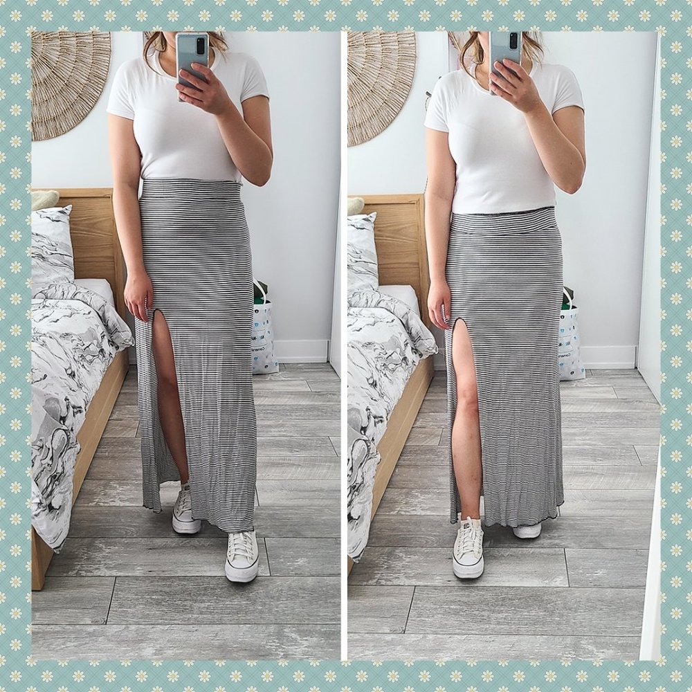 ONLY Brandy‎ Long Slit Maxi Skirt